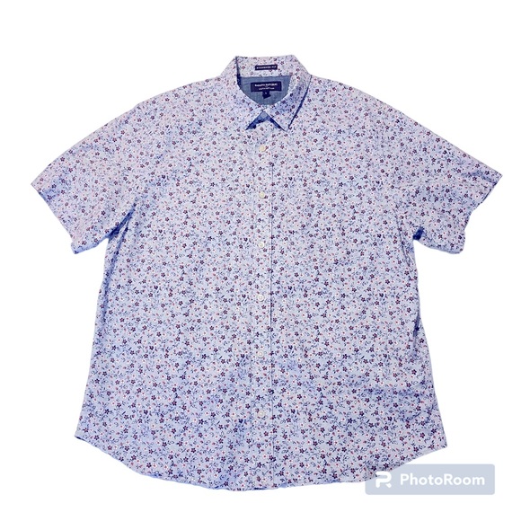 Other - Banana Republic short sleeve floral button down shirt